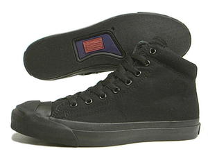 ジャックパーセル　ミッド　ブラックモノ　9インチ 27.5cm