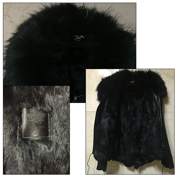 本物 Mr&Mrs Furs ミスターアンドミセスファー ラクーン コート Mrs