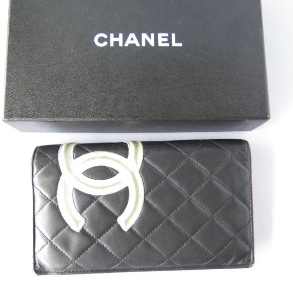 シャネル カンボンライン 長財布 CHANEL シャネル カンボンライン 長