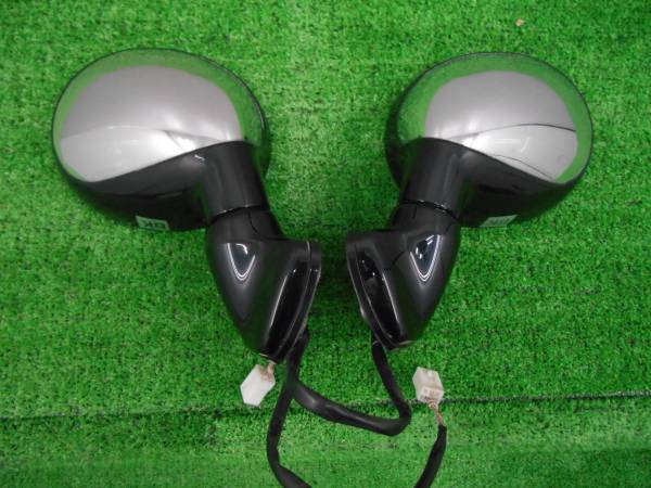 H15 ラパン HE21S ドアミラー 左右 丸形 メッキミラー