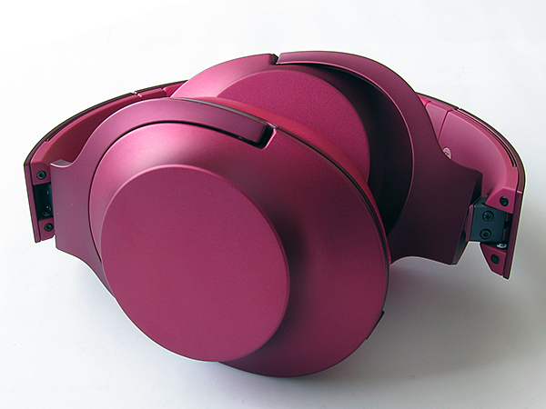 SONY ステレオヘッドホン h.ear on MDR-100A ボルドーピンク ソニー