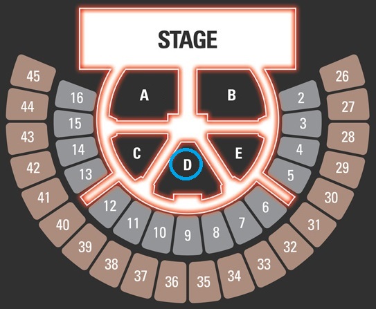 2/20★INFINITE★アンコールコンサート★D区★20~70番★1枚