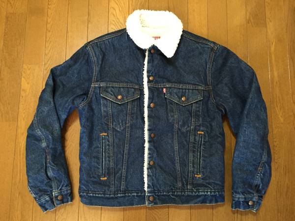 ビンテージ LEVIS 濃紺 ボアジャケット / 501XX RON HERMAN BIGE