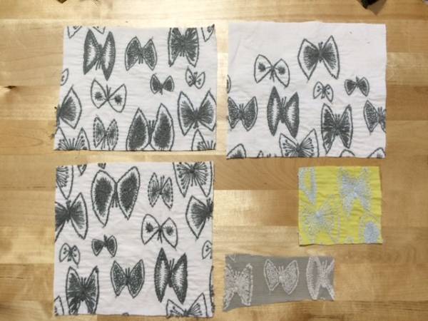 希少　ミナペルホネン　大ハギレ⑧ｓｋｙｆｌｏｗｅｒほか