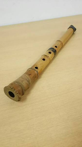 尺八　在銘　全長約55㎝　和楽器　竹製　中古