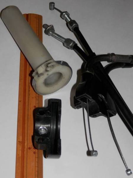 ★ ハイスロットル FCR41φ ２本ケーブル XR650R HRC ハイスロ