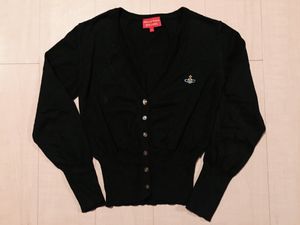 ☆ヴィヴィアンウエストウッド レッドレーベルカーディガン 黒