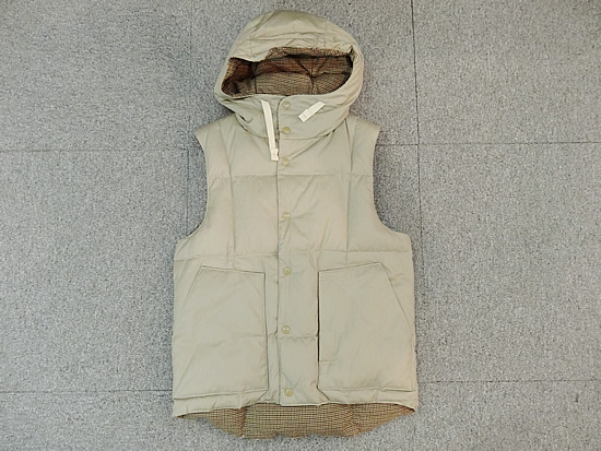 新品！　EG　フーデッドダウンベスト　（14FW商品）　Sサイズ　
