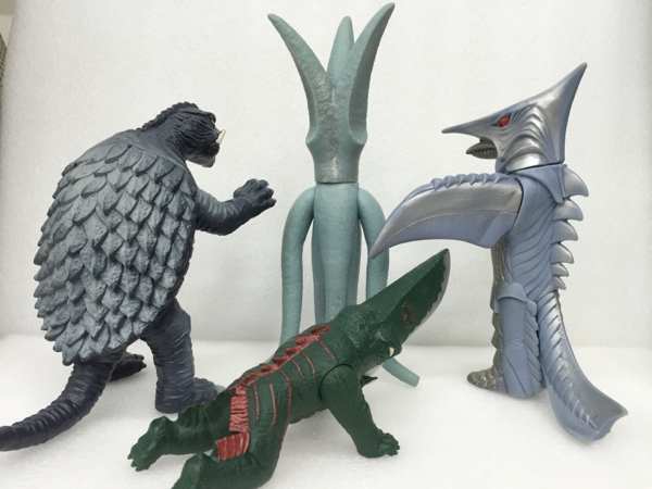 ギロン ギャオス ジグラ 大映 バイラス 昭和特撮 8体 怪獣ソフビ