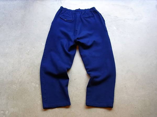 【94's ギャルソン オムプリュス 縮絨ウール イージーパンツ M】