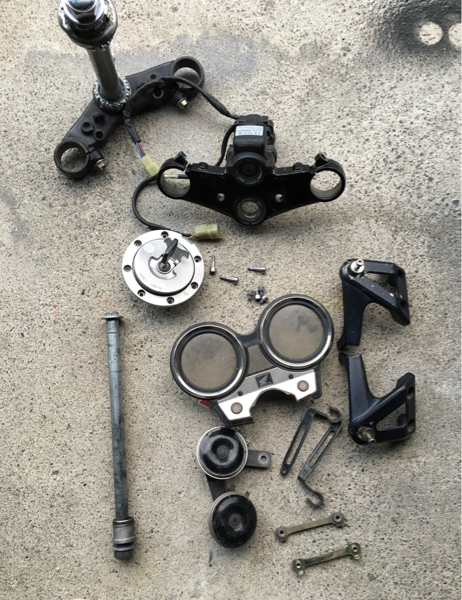 トップブリッジ CB400SF NC39 パーツ 250925CB400SF Vtec3(NC39-1204