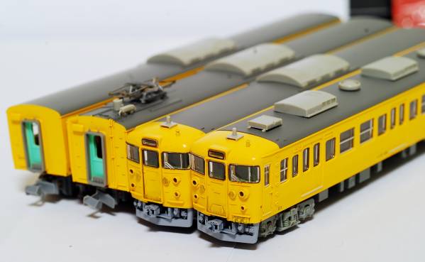 マイクロエース A-9585 113系+115系 簡易更新車 濃黄色4両セット MICROACE 113系-115系 簡易更新車・濃黄色 4両セット 加工あり