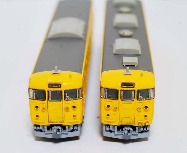 MICROACE 113系-115系 簡易更新車・濃黄色 4両セット 加工あり