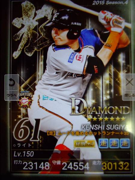 プロ野球プライド 4煌 OB 杉浦 覚醒1 | プレイヤーの皆様に支えられ『