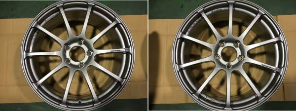 ADVAN Racing RS 18インチ ホイール タイヤセット 在庫一掃SALE アドバンレーシングRS 18インチホイール 2本set タイヤ