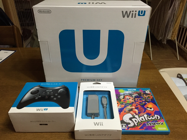 美品】WiiUプレミアムセット32GB・スプラトゥーン・周辺機器 Wii