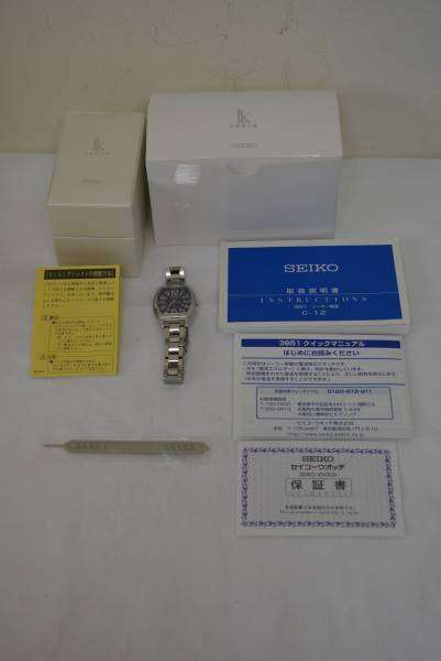 SEIKO セイコー LUKIA 3B51-0AE0 ソーラー電波時計 動作品(F-47