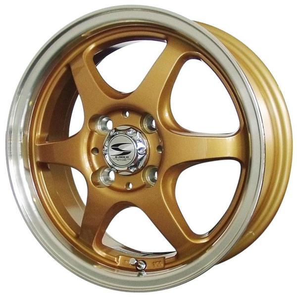 【送料無料】レーシングタイプS6 ゴールド 165/50R15 国産タイヤ
