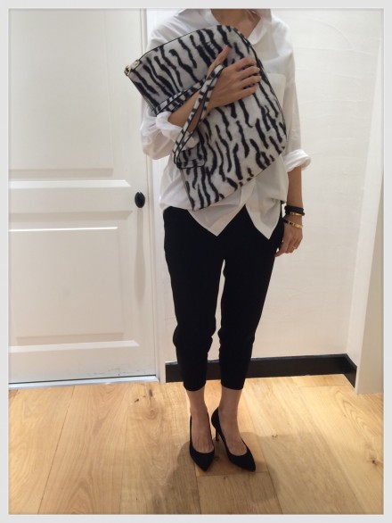 GROSSY ツイルトラックパンツ　2014AW ドゥーズィエムクラス　