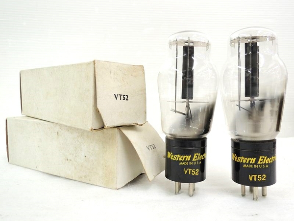 訳有 Western Electric 真空管 VT52 ペア アンプ パーツT1718548