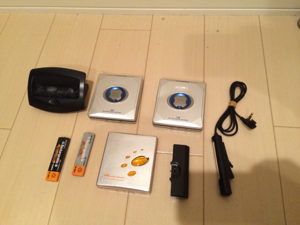 SOMY◆MDLP MDウォークマン◆MZ-E501/MZ-E520 ３台 動作品