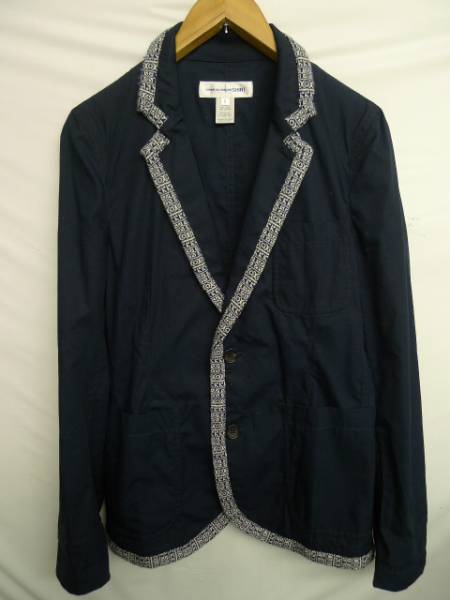 ◆ comme des garcons shirt s18142 パイピング ジャケットS美品
