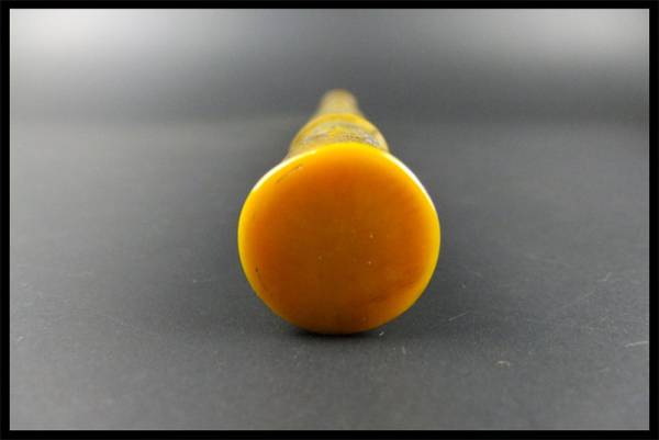 『風華堂』2A036 福 龍紋 彫刻 香筒 珍品 供奉 仏具