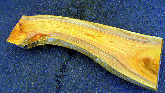 欅ケヤキ(DIY看板・AVラック・TVボード天板)1260x370x40mm未加工