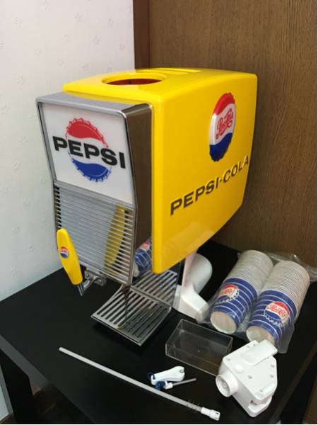 PEPSI-COLA プレミアム　ディスペンサー 新品未使用　非売品 非売品】PEPSI ペプシコーラ プレミアムディスペンサー 未使用品PEPSI