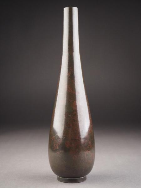 【夢工房】時代斑紫銅一輪生桐箱　416ｇ　MO5