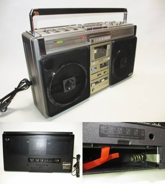 SHARP ラジカセ GF-508ST カセット不良 ジャンク品 カセットデッキ
