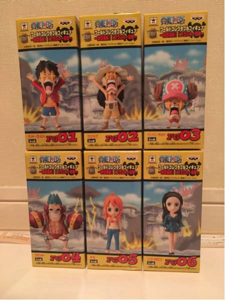 ワンピース コレクタブル 鉄の海賊 全 6種 未開封