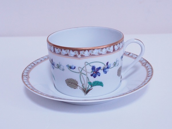 リモージュ アビランド Limoges Haviland すみれ ティーカップ 花柄 