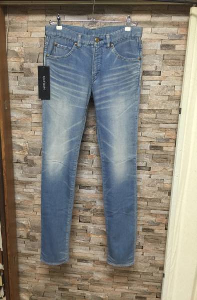 新品 1piu1uguale3 スウェットデニム indigo hard used