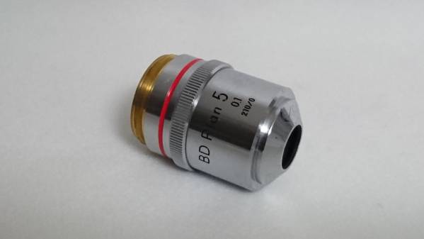 Nikon 金属顕微鏡 対物レンズ BD Plan 5 / 0.1 210/0 Nikon 顕微鏡