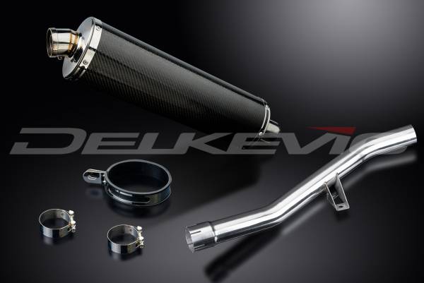 DELKEVIC カーボン サイレンサーマフラー GTR1400 07-14 自動車