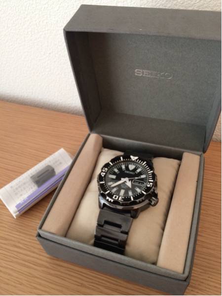 SEIKO 置時計 SEIKO セイコー ダイバーズ スキューバ ブラックモンスター 200m JA
