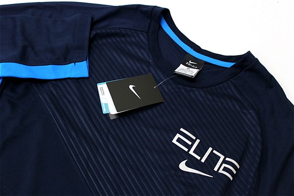 ★NIKE ナイキ 新品 ドライ 長袖Tシャツ 紺[618320-451-2XL]三