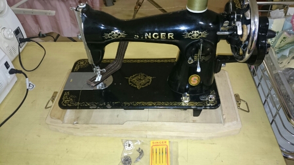 シンガーミシン 手回し 166 USAアンティーク 1916年 SINGERシンガー