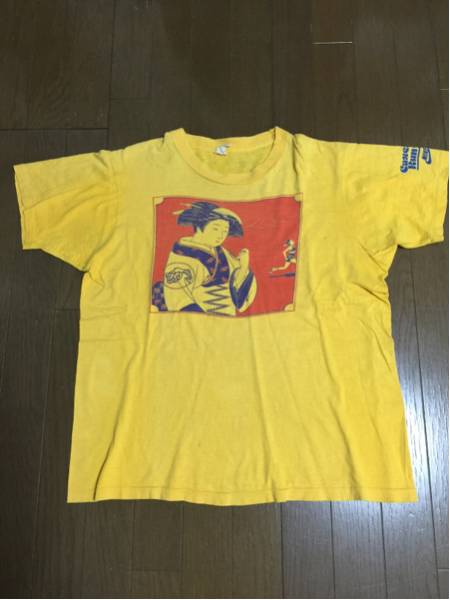 70s ナイキ 浮世絵Tシャツ 風車タグ オリジナル サイズL感