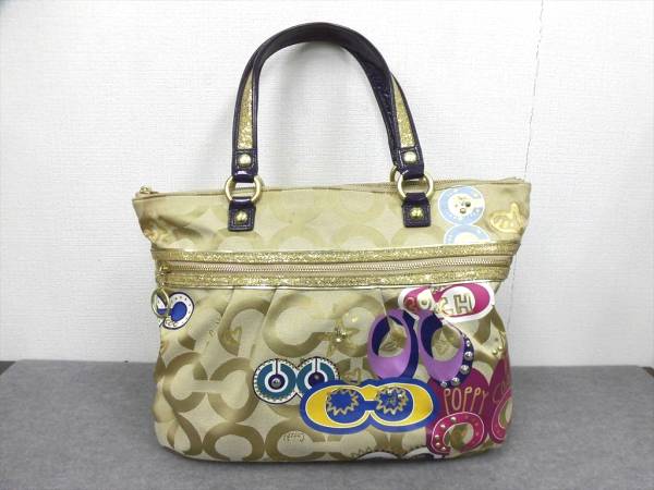COACH コーチ トート 0 ポピー ポピーアップリケ グラムトート 15307 