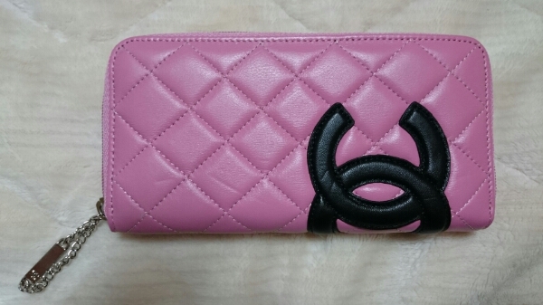 送料無料 新品未使用 CHANEL カンボンライン 長財布
