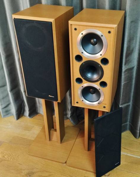 完動美品 Pioneer S-LH3 スピーカー ペア スタンド CP-LH3付