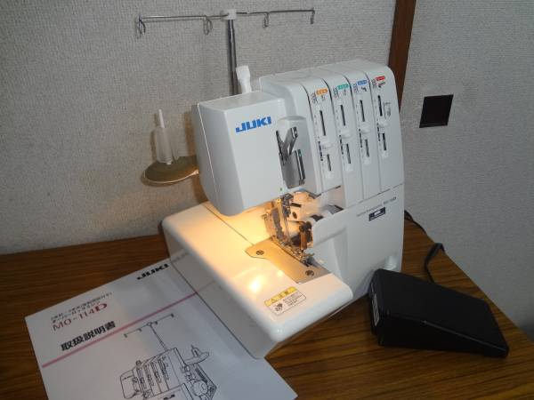 中古・整備品】JUKI 2本針4本糸ロックミシン MO-344D 中古・整備