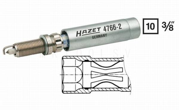 HAZET ハゼット 3/8 スパークプラグレンチ 14mm 4766-2