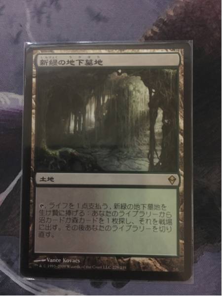 MTG 新緑の地下墓地 日本語 1枚