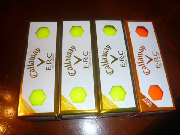 ★Callaway★E・R・C 新品　黄9個オレンジ3個　おまけ付き