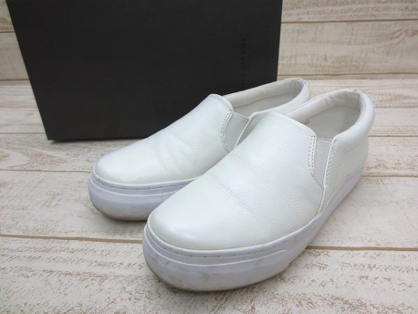 ユナイテッドアローズ UNITED ARROWS スリッポン 36 ホワイト