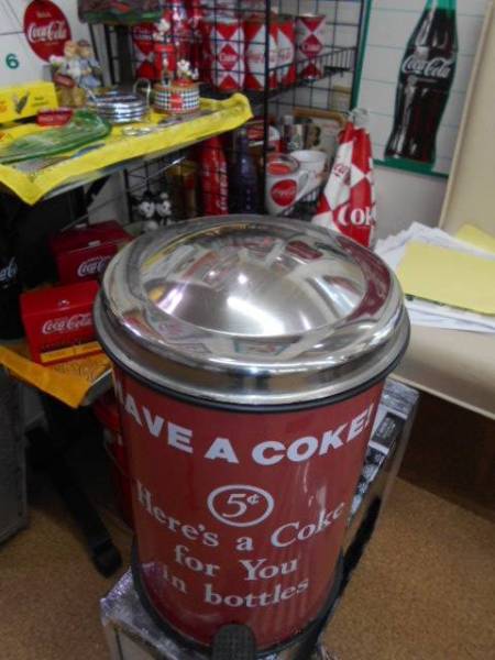 ゴミ箱 コーラ コカコーラ アンティーク コカ・コーラ その他 31年前の