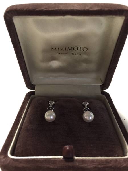 ミキモト　パール　イヤリング　中古
